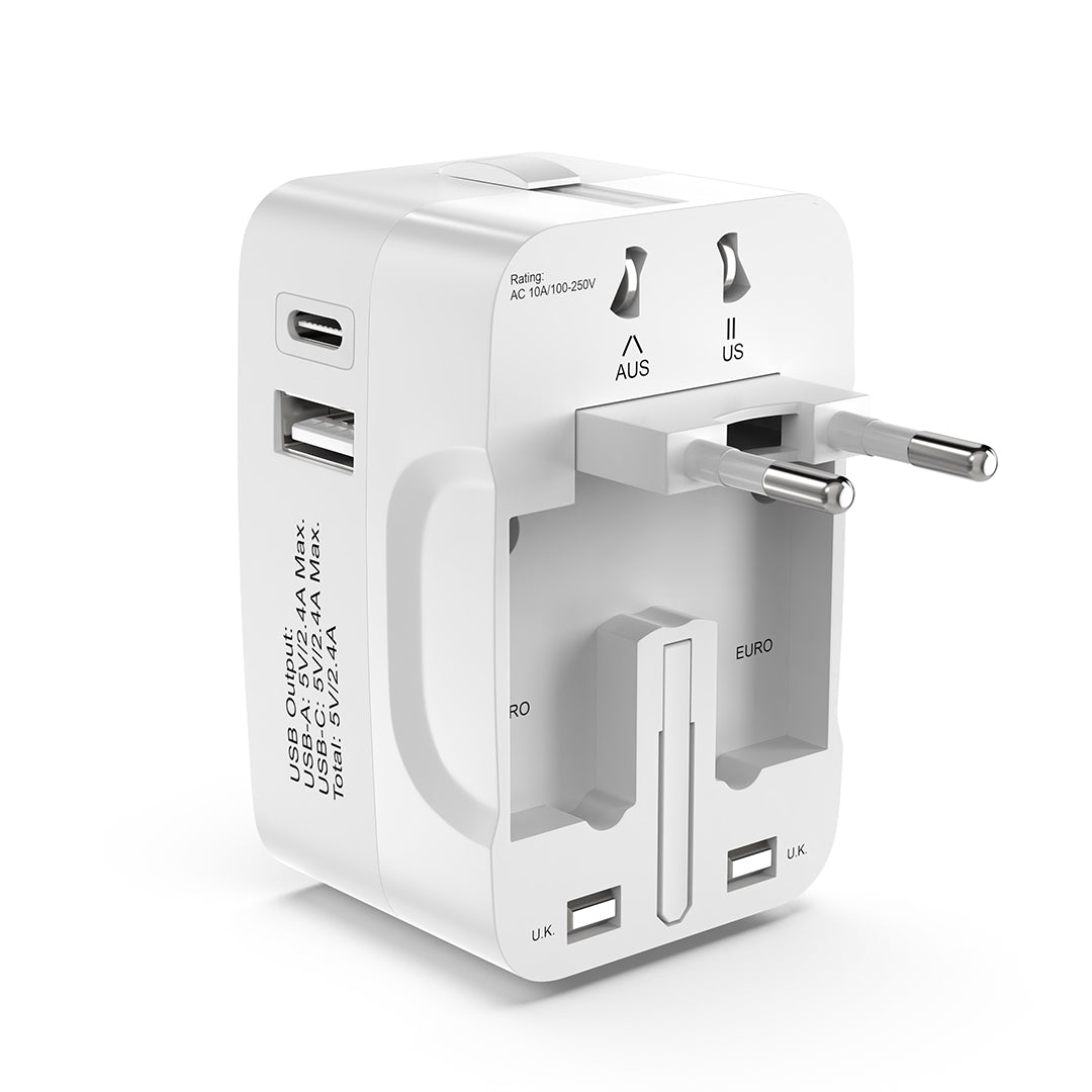 12W Type C International Travel Adapter