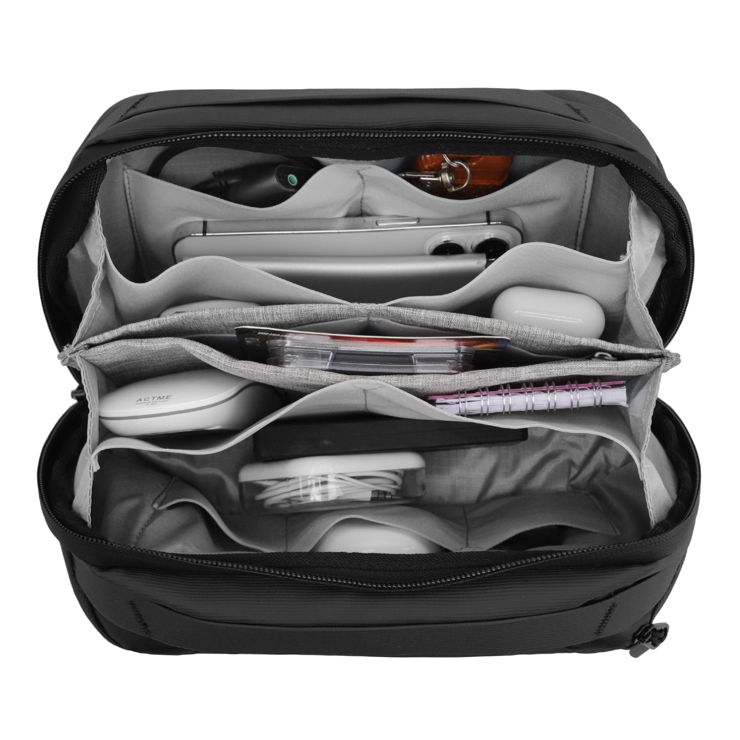 Destinio Electronics Organizer Bag | Waterproof, Large Storage, Compact and Portable