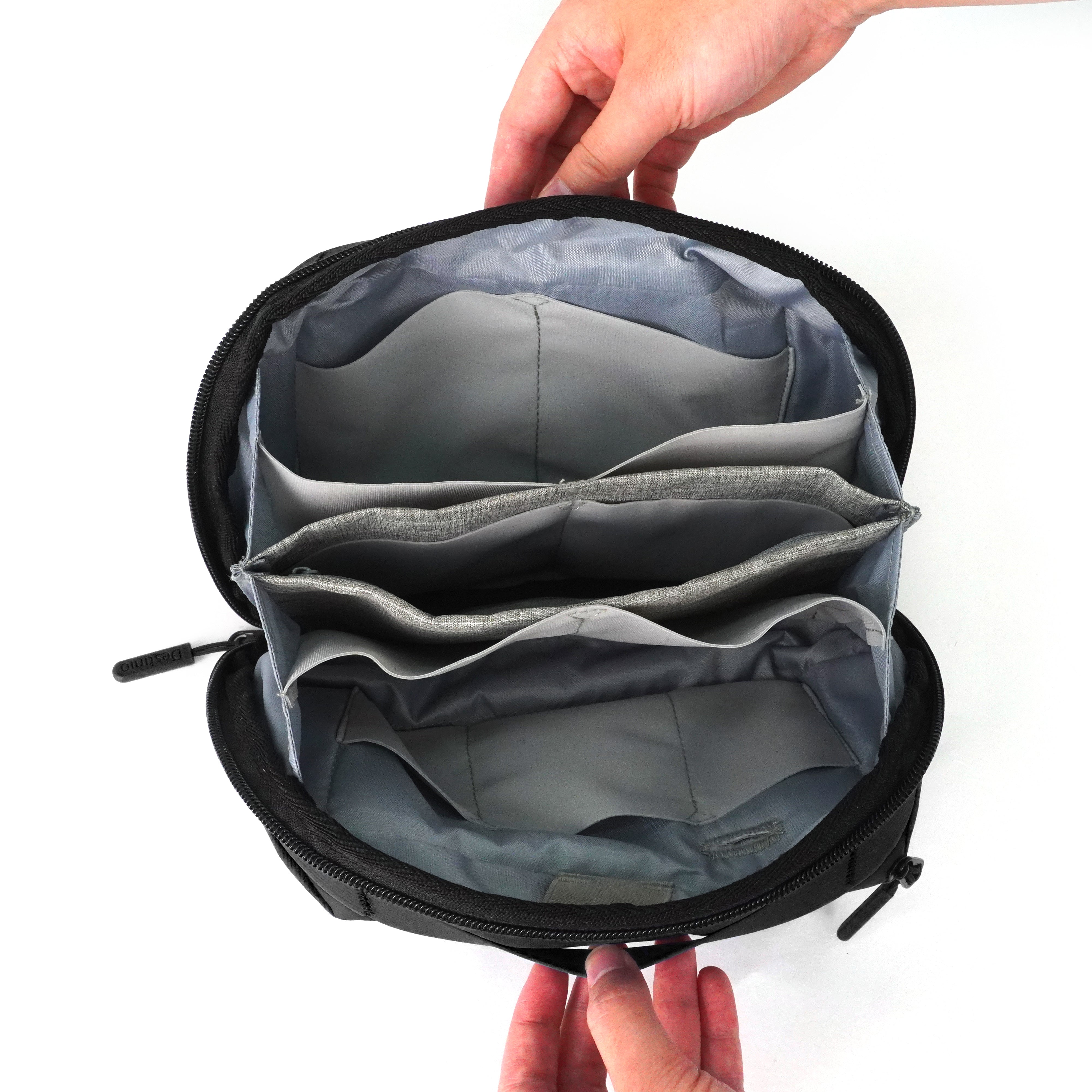 Destinio Electronics Organizer Bag | Waterproof, Large Storage, Compact and Portable