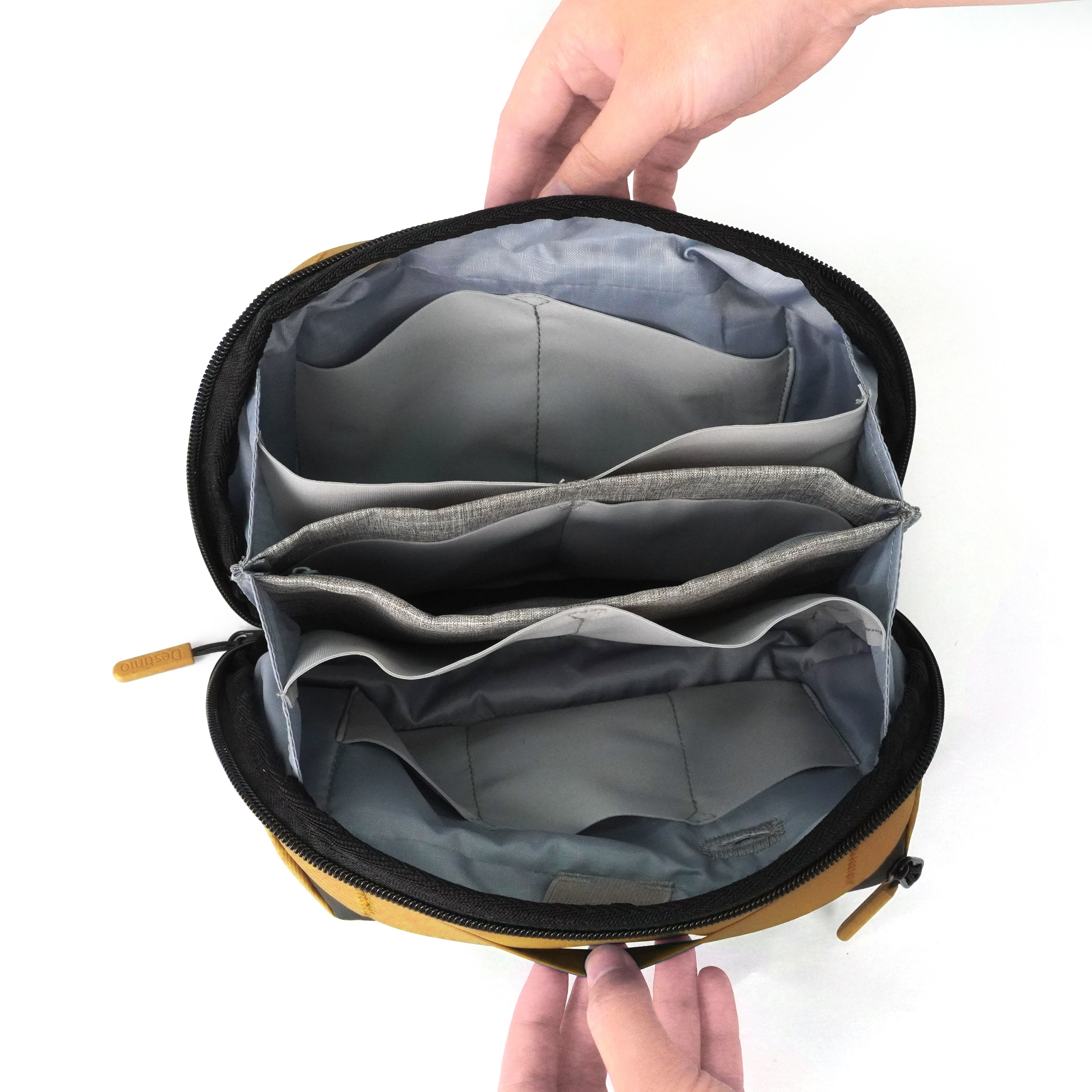 Destinio Electronics Organizer Bag | Waterproof, Large Storage, Compact and Portable
