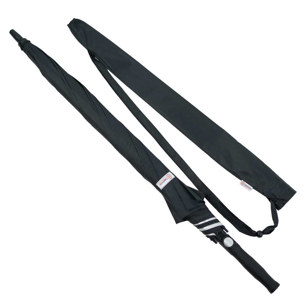 Destinio Black Golf Umbrella | 54-Inch Large Canopy, UV Protection, Windproof, and Waterproof