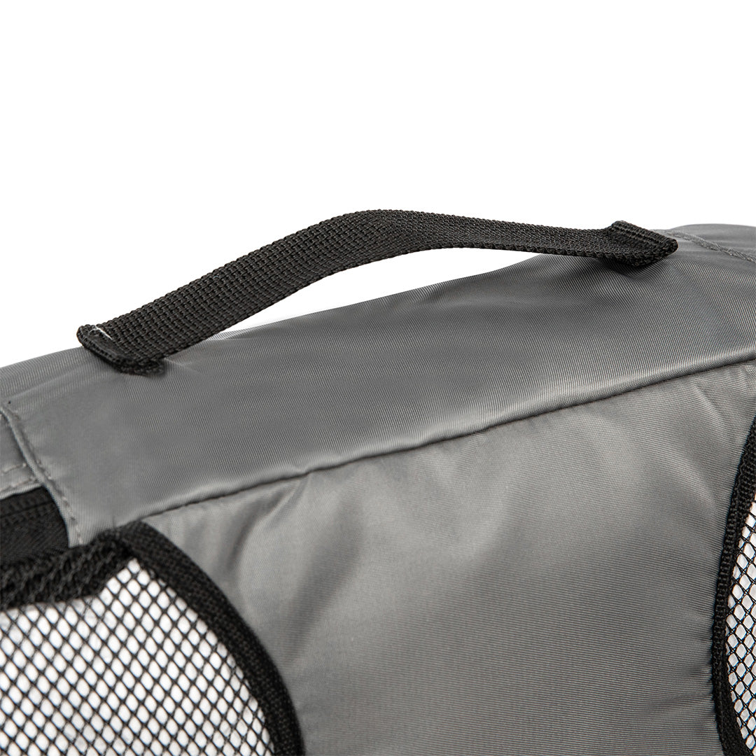 Destinio Travel Packing Cubes, 5 Pc Set, Grey/ Black/ Blue, Polyester Fabric
