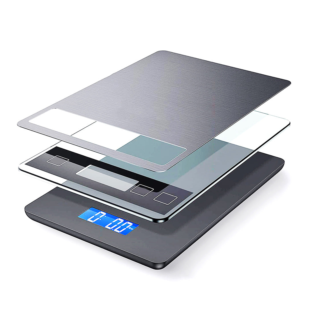 Curaze Kitchen Scale | Touch Screen Buttons, Multiple Units, TARE Function