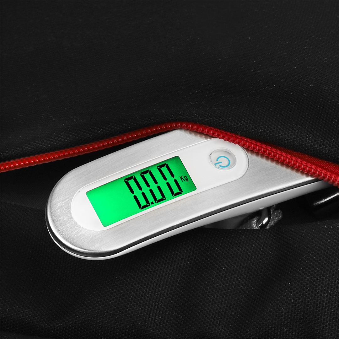 Destinio Travel Luggage Digital Weighing Scale, 50Kg Capacity, White, Stainless Steel Body