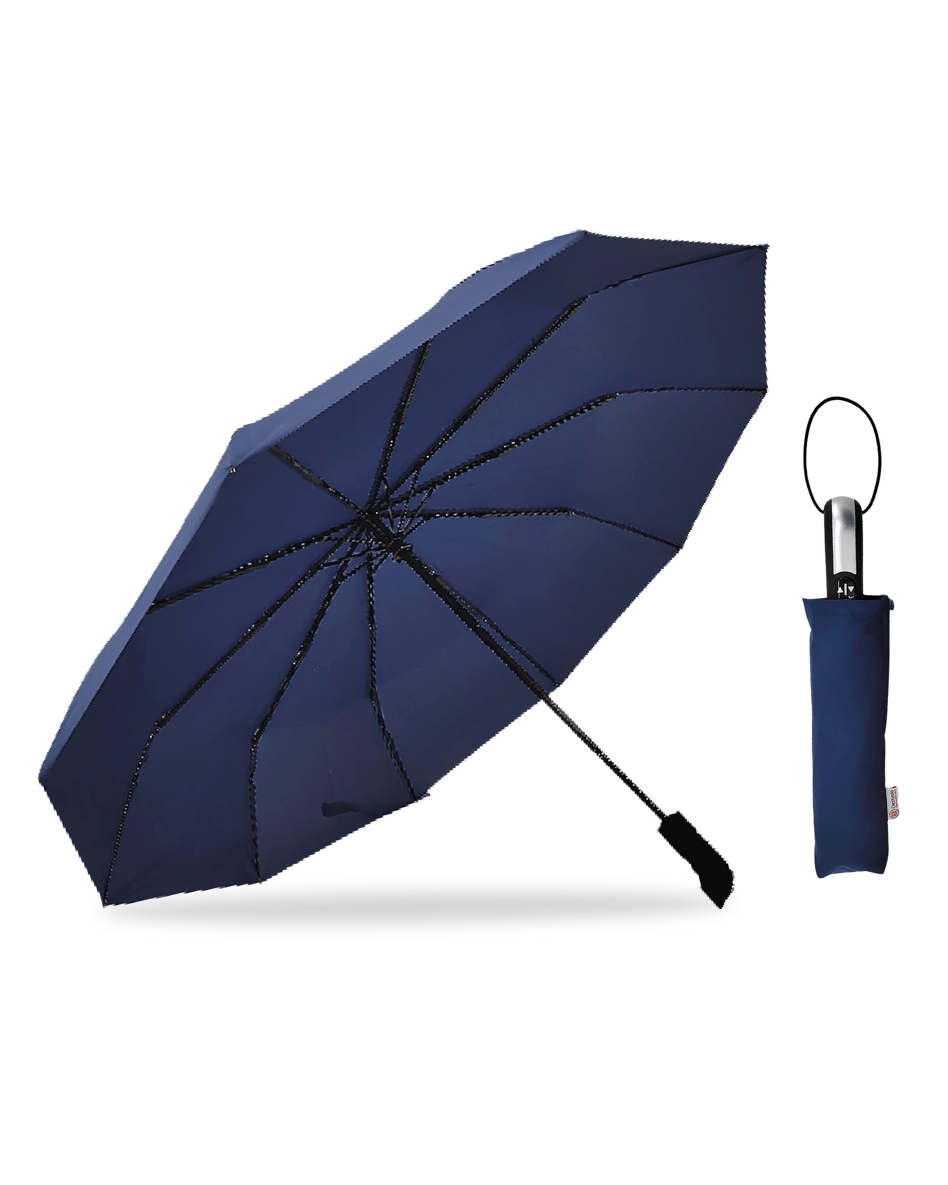 Destinio Umbrella for Women, Umbrella for Men - Automatic 3 Fold Windproof with Travel Cover with Auto Open and Close