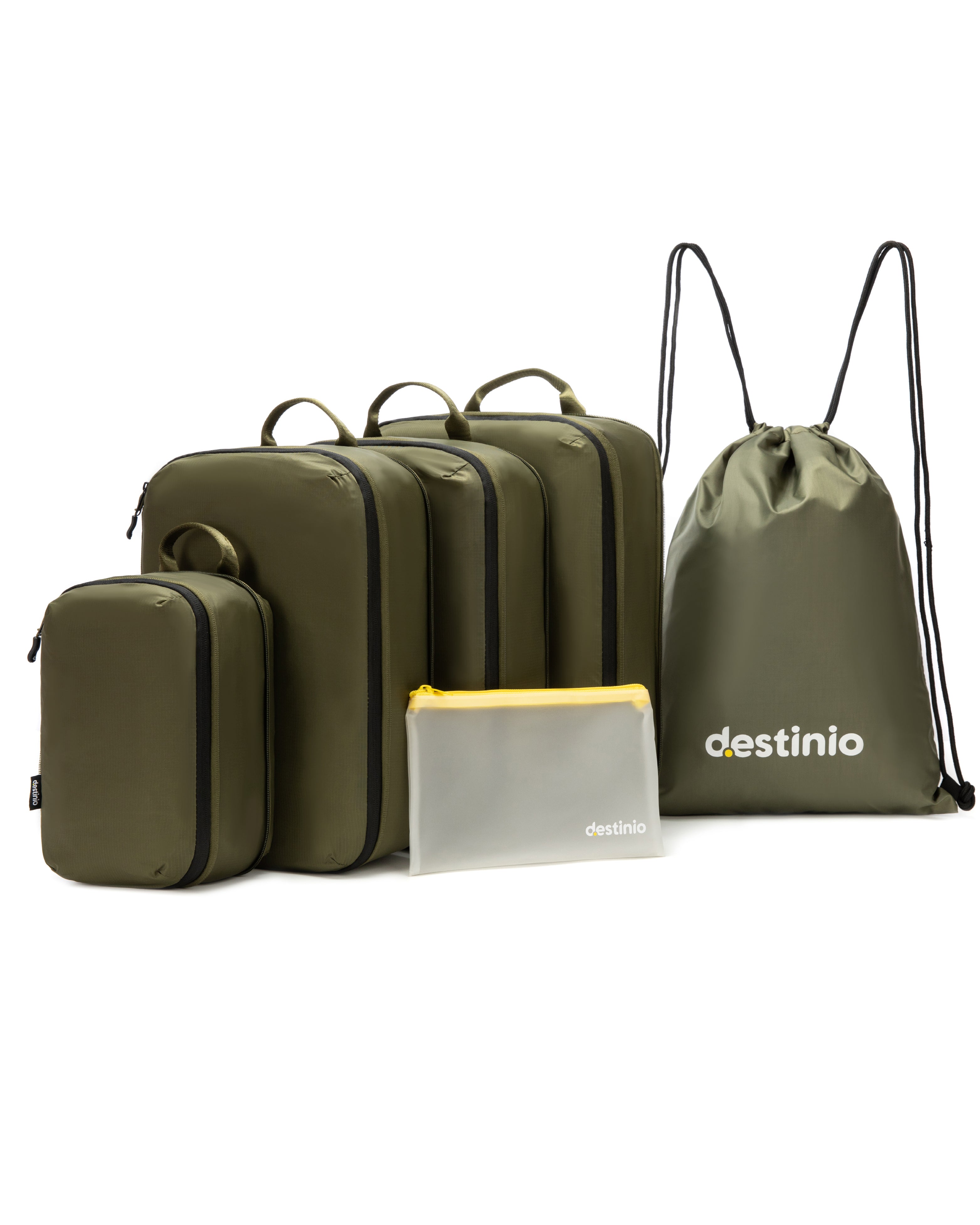 Destinio Compression Packing Cubes - 6 piece set