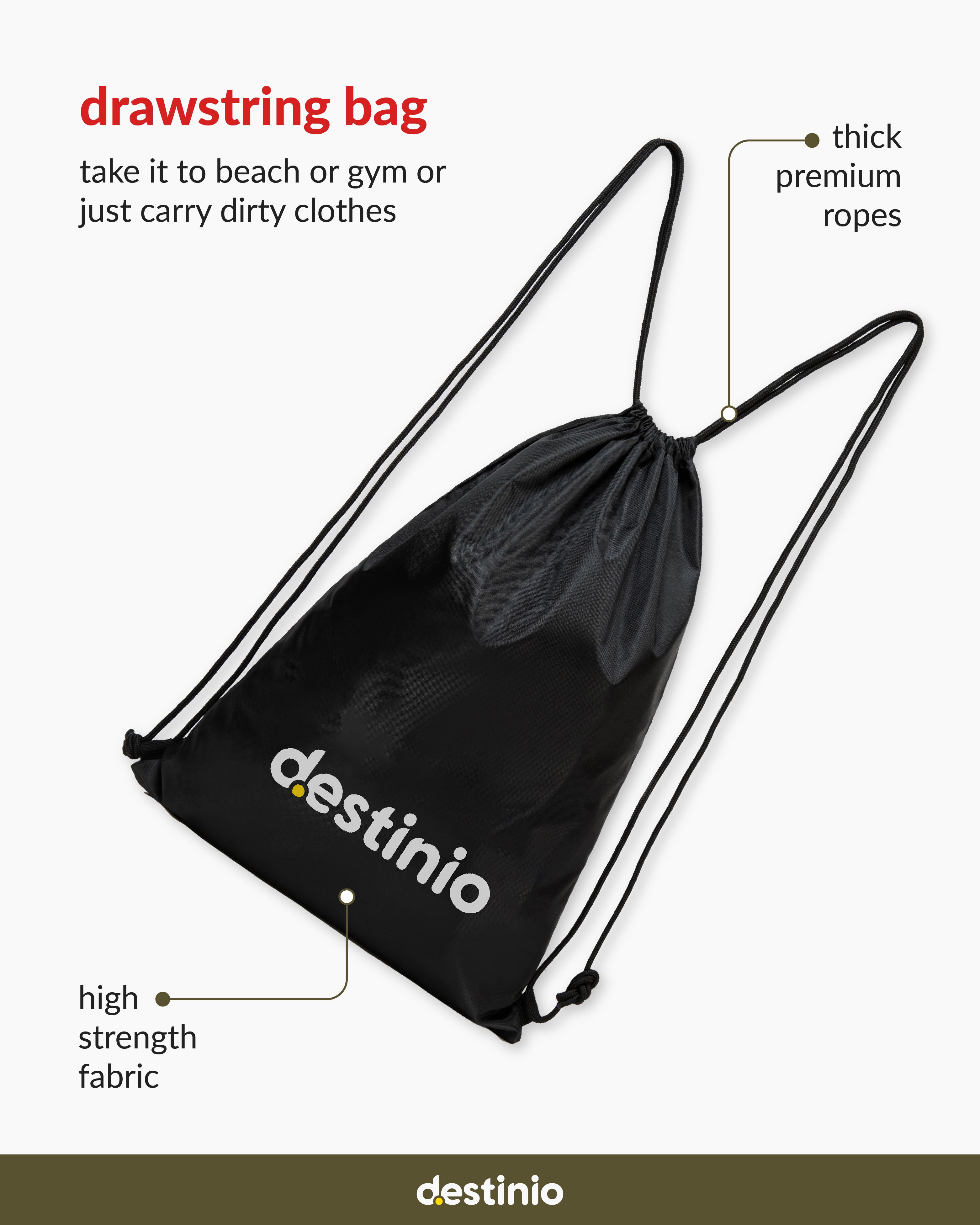 Destinio Packing Cubes - 6 piece set (Rectangle Mesh)