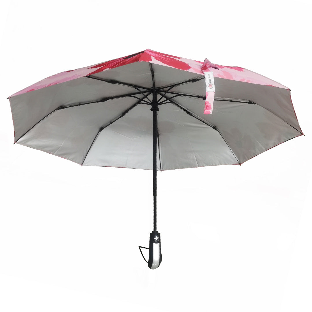 Destinio 3 Fold Automatic Umbrella - 21 Inches | Windproof, Waterproof, Compact Design, Auto Open-Close
