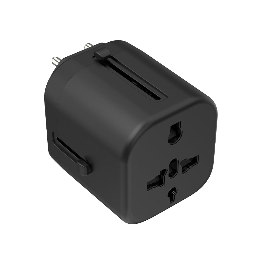 Destinio Premium Universal Travel Adapter | Worldwide Compatibility, Dual USB Ports, Safety Certified