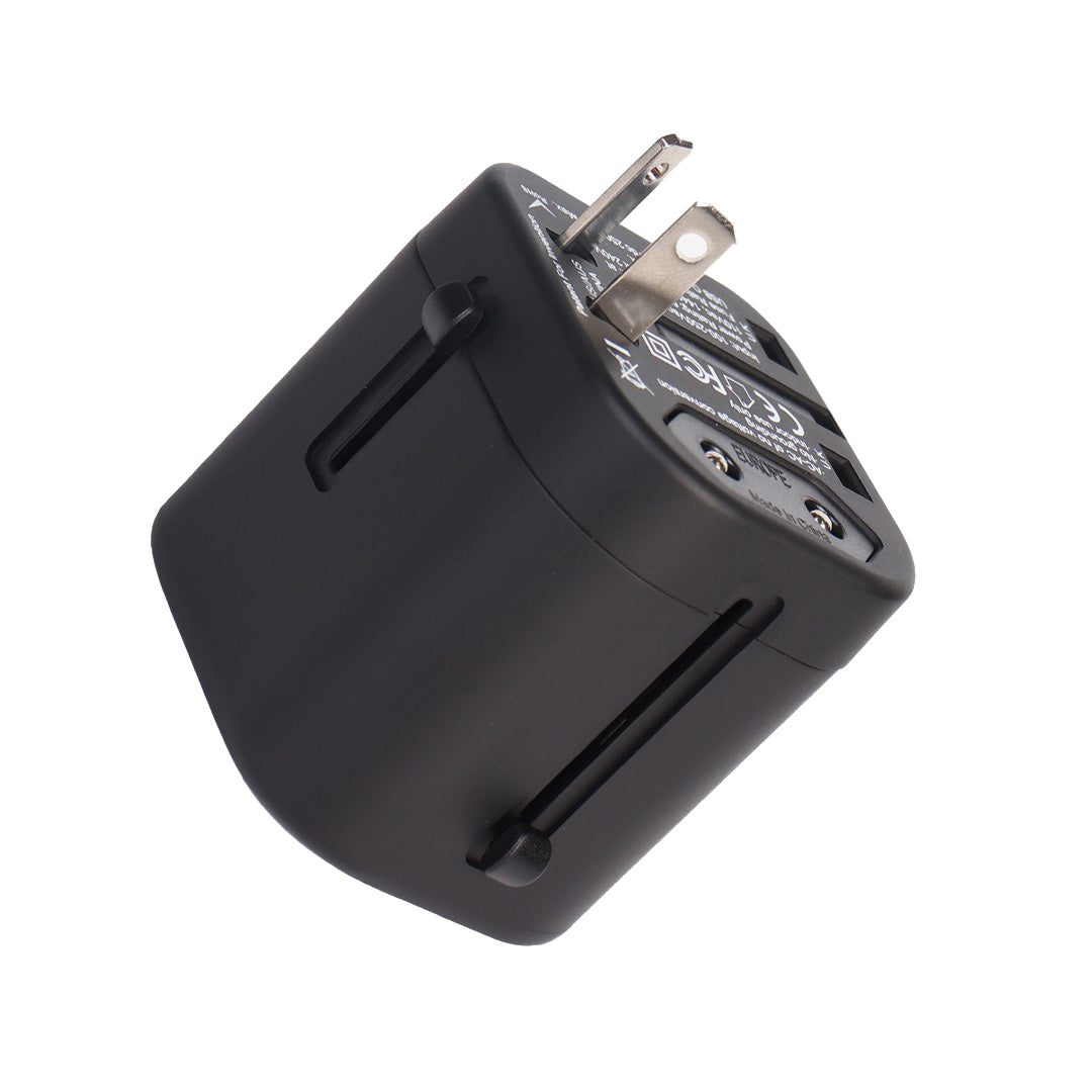 Destinio Premium Universal Travel Adapter | Worldwide Compatibility, Dual USB Ports, Safety Certified