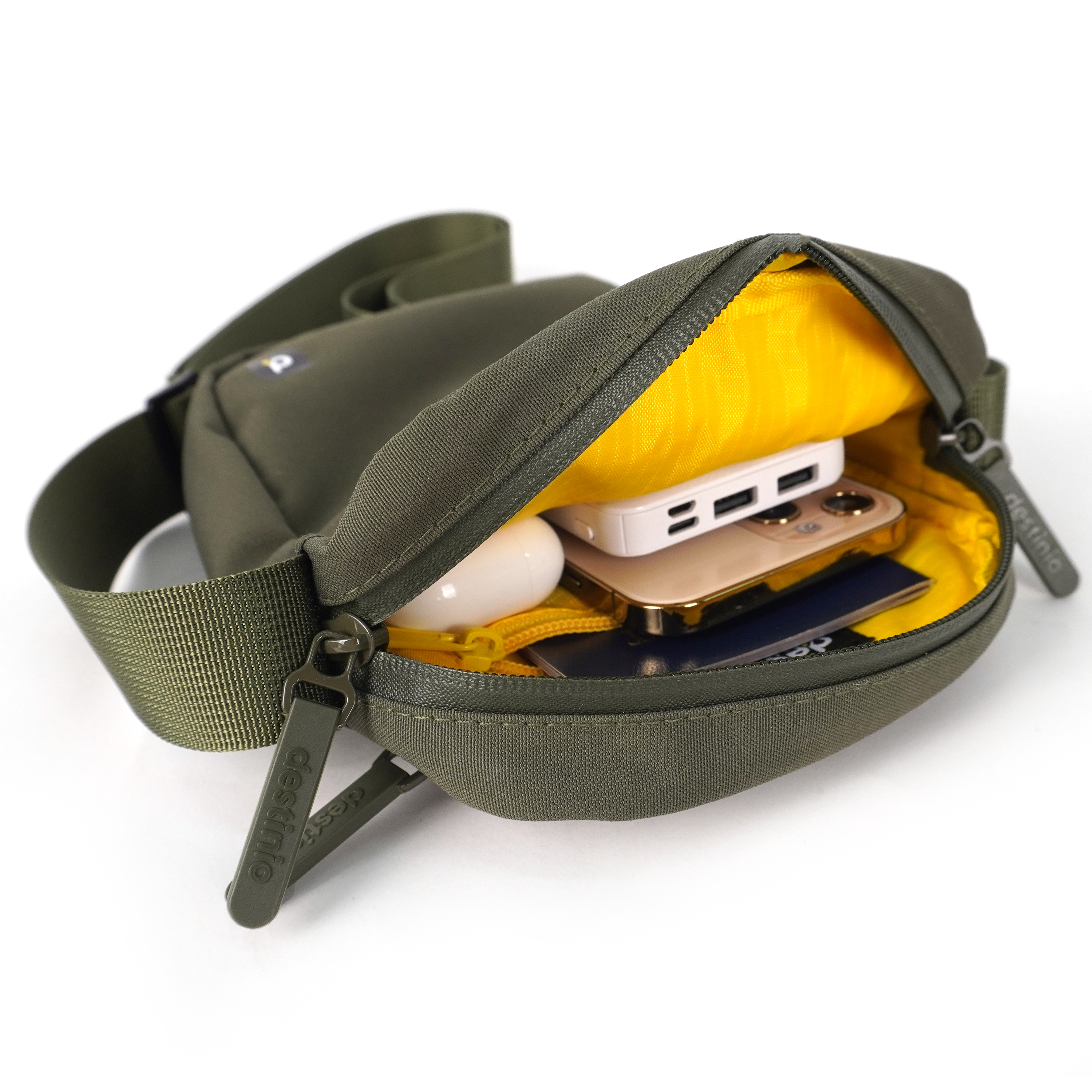 Ultimate Travel Combo for Him- Packing cubes set of 6, gadget organizer, waist bag & sling bag