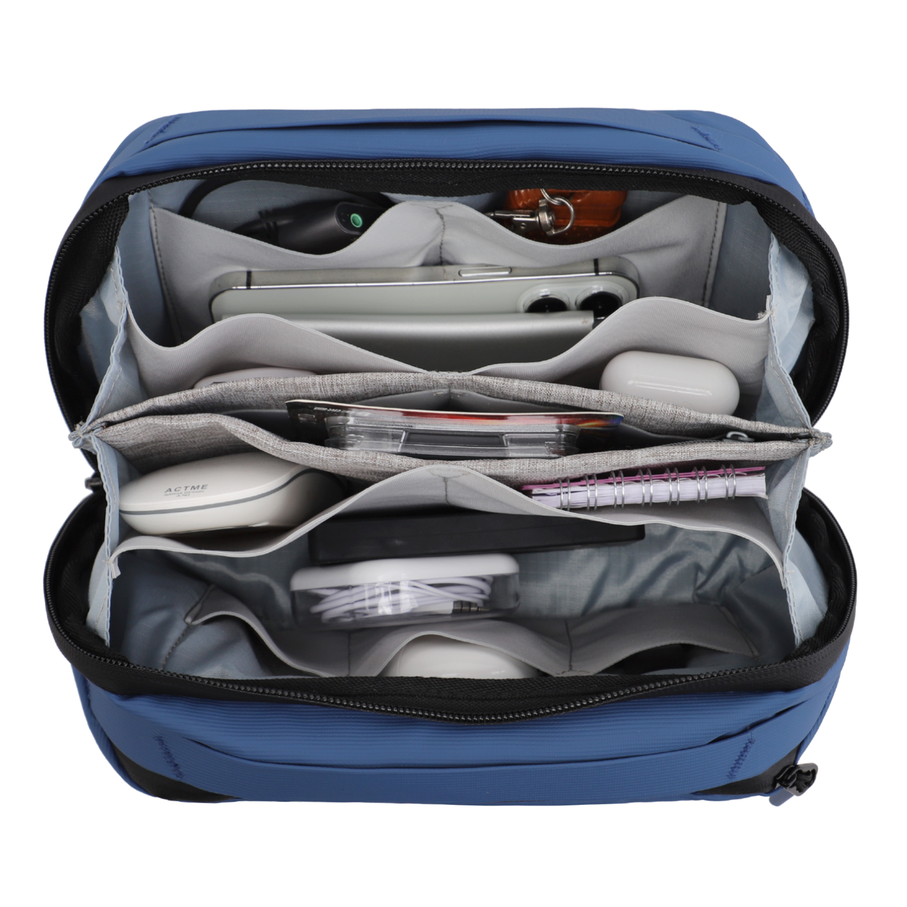Smart Travel Combo for Him- Gadget organizer, waist bag & sling bag