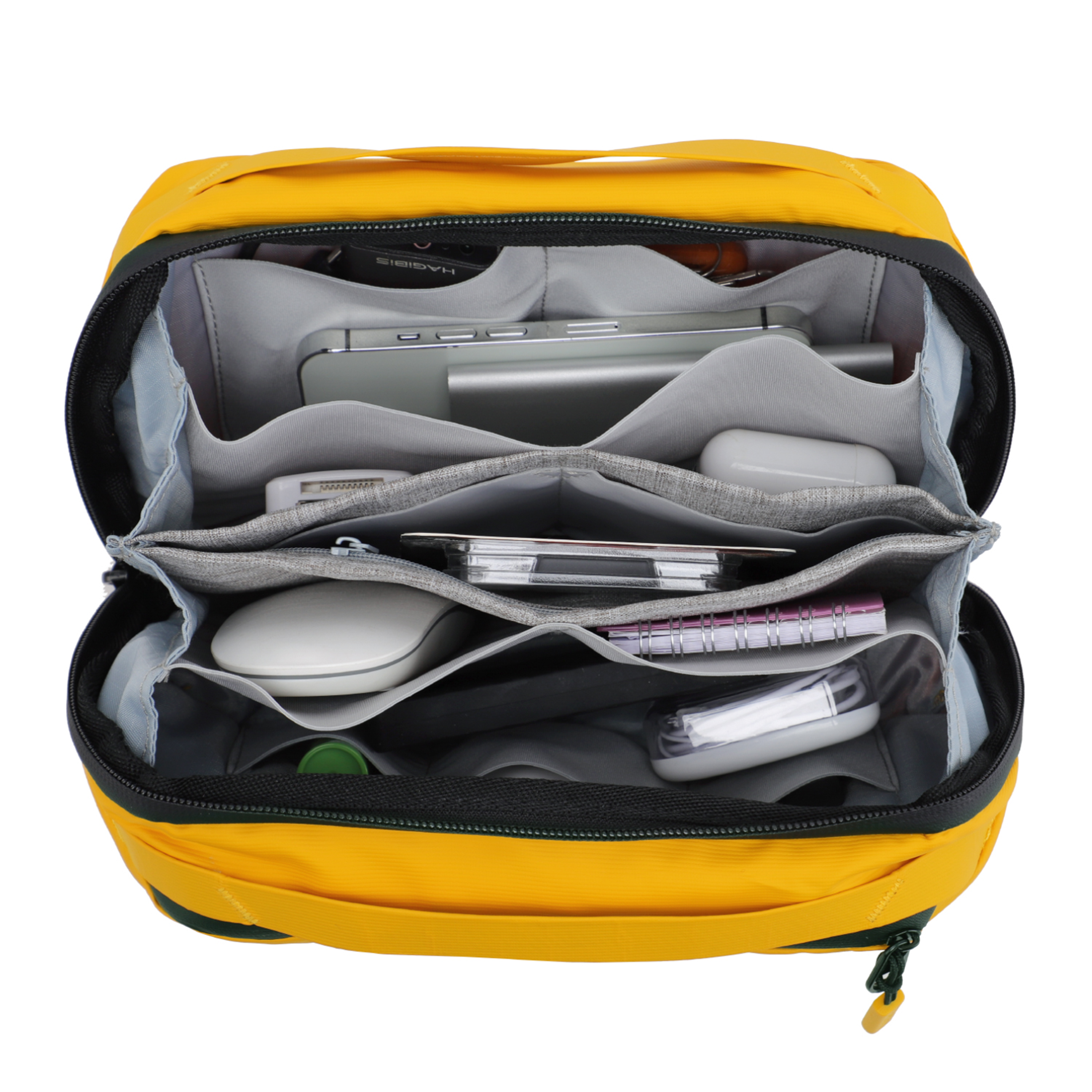 Ultimate Travel Combo for Him- Packing cubes set of 6, gadget organizer, waist bag & sling bag