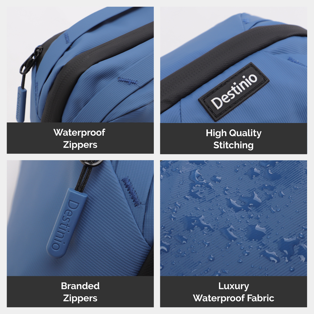 Destinio Electronics Organizer Bag | Waterproof, Large Storage, Compact and Portable