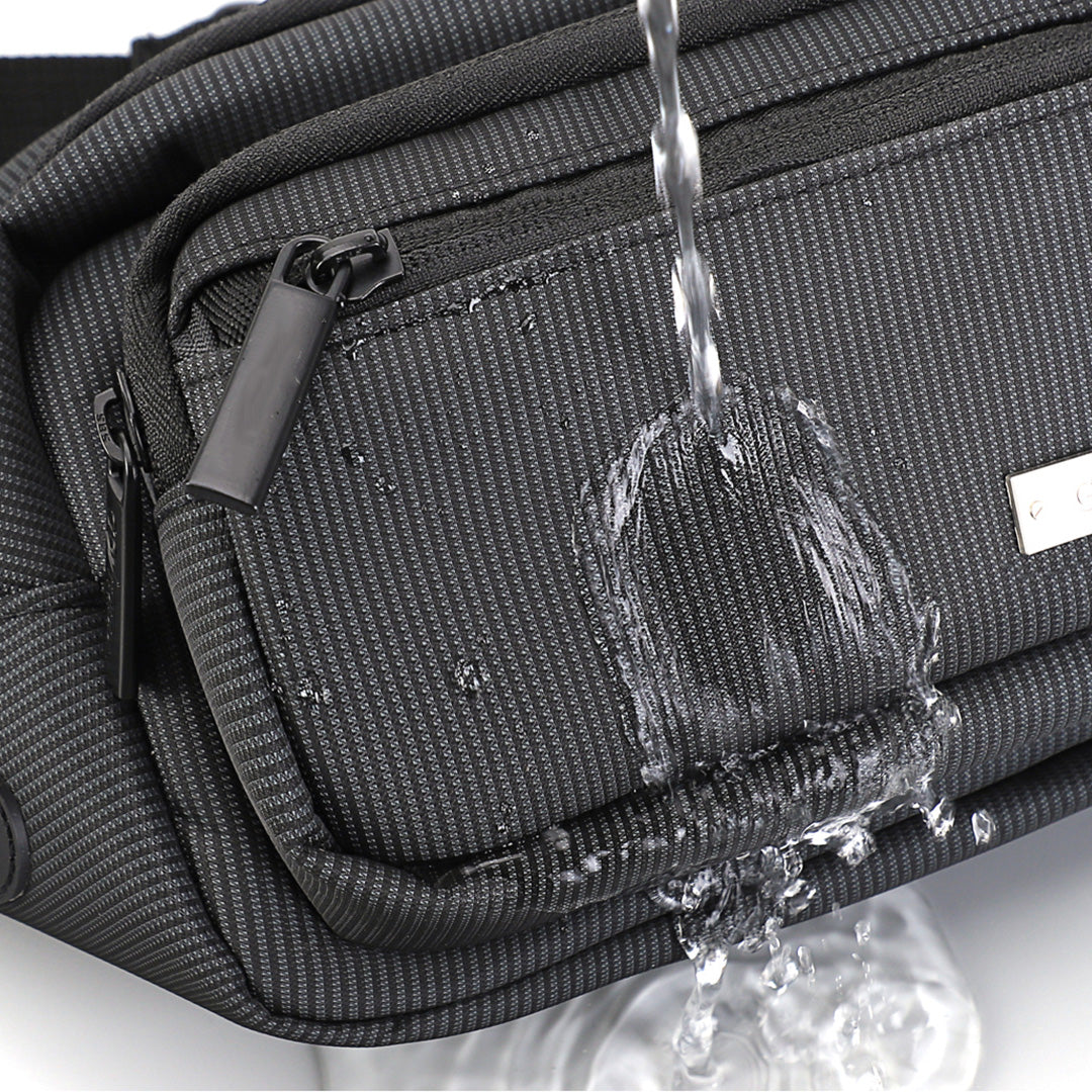 Destinio Waist Bag | Water-Resistant, RFID Protection, Adjustable Strap, Multiple Pockets