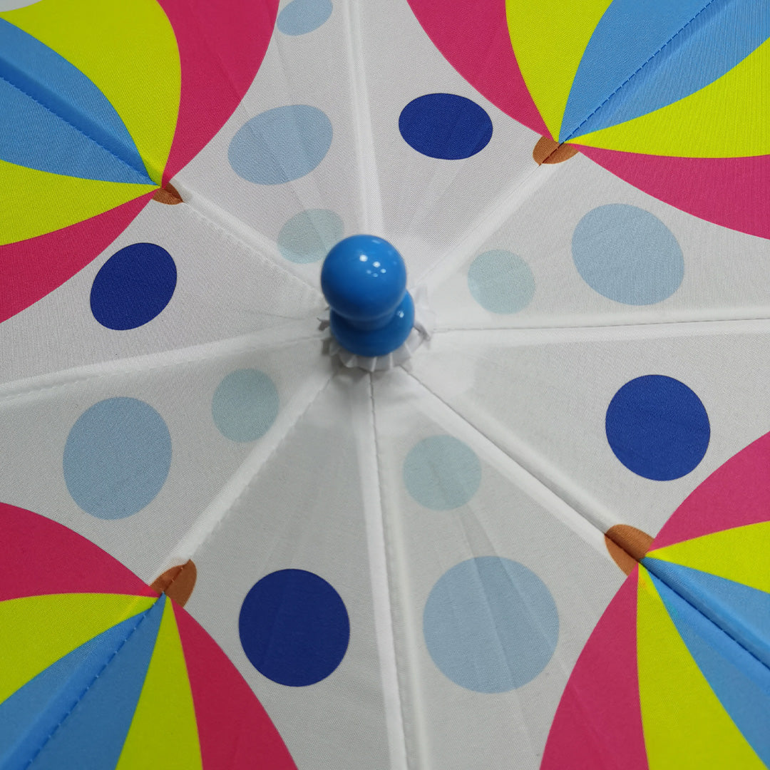 Destinio Umbrella for Kids, 100% Waterproof, Lightweight, White