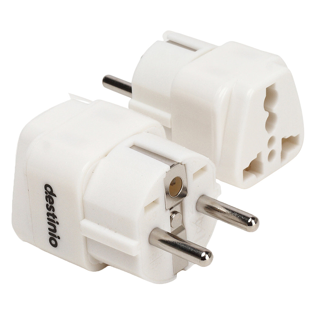Destinio Multi Adapter Type E/F - Europe | Universal Compatibility, Safety Certified, Durable Design