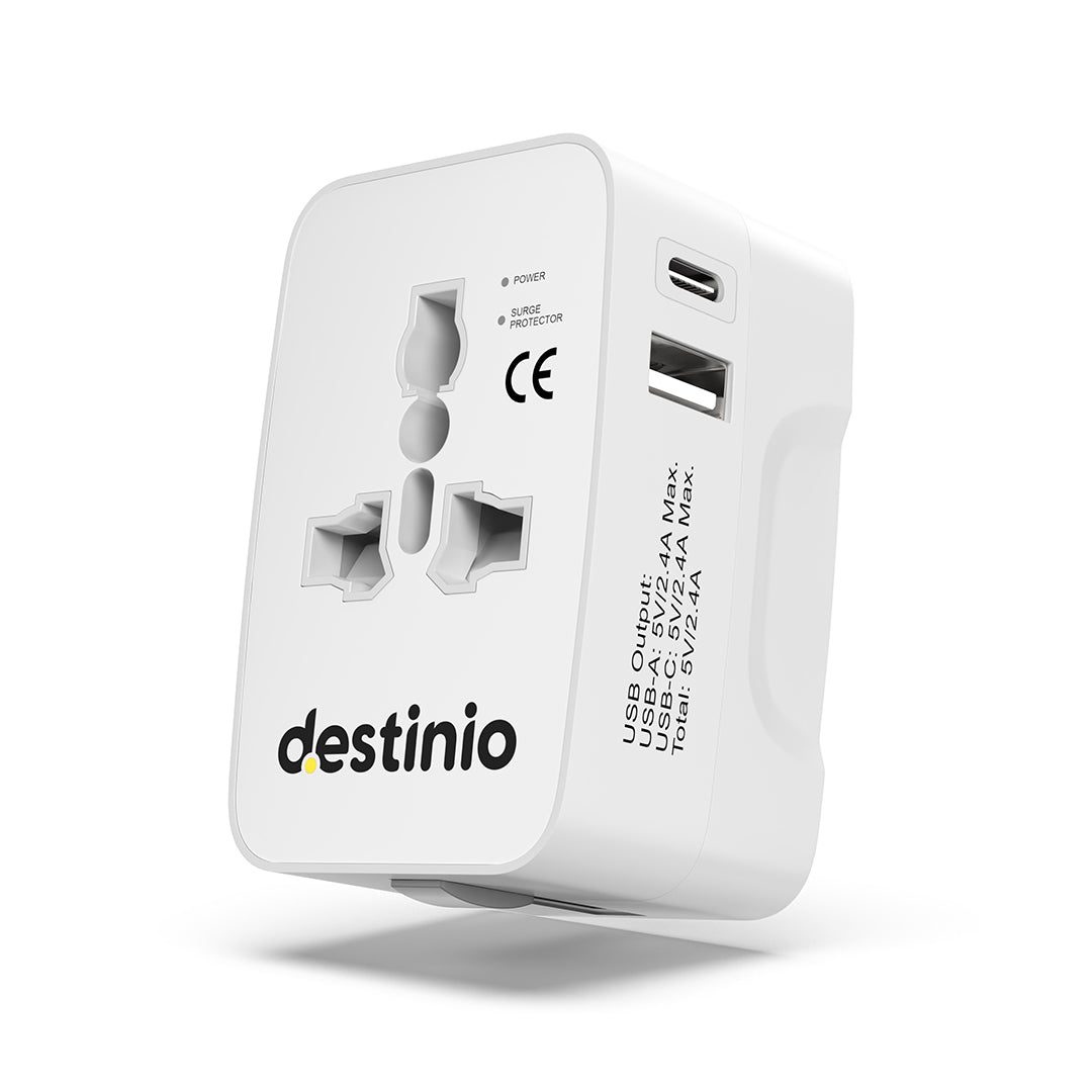 12W Type C International Travel Adapter