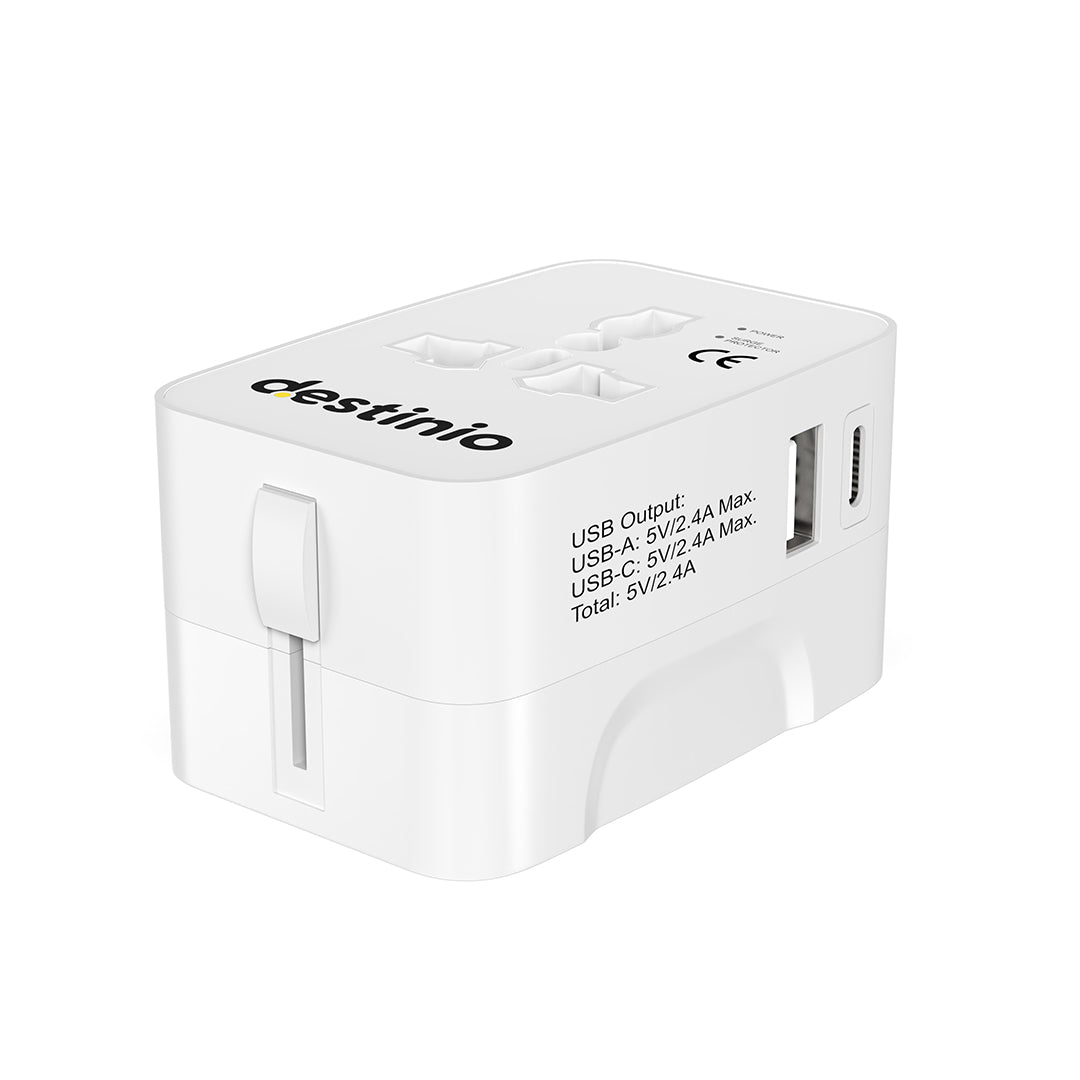 12W Type C International Travel Adapter