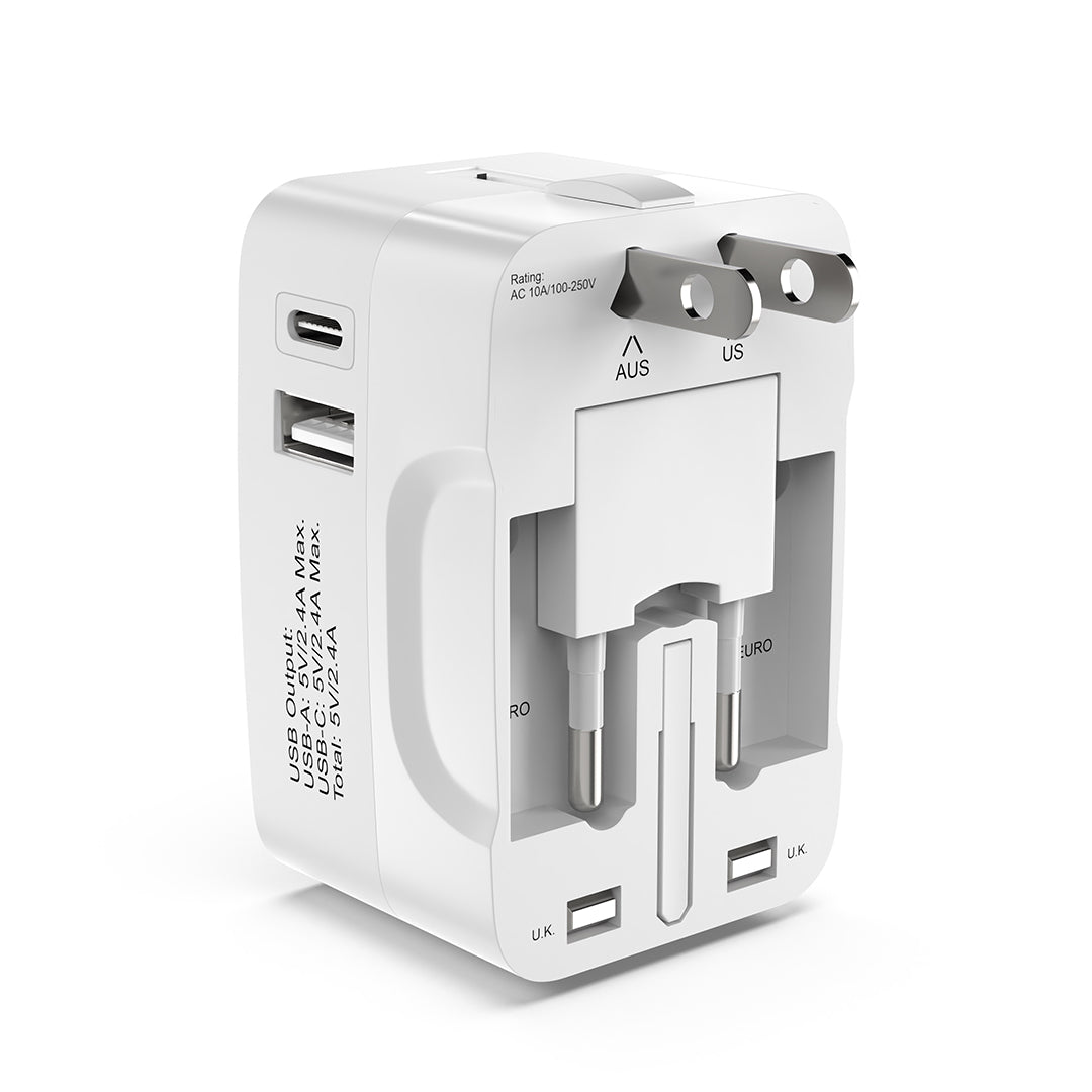 12W Type C International Travel Adapter