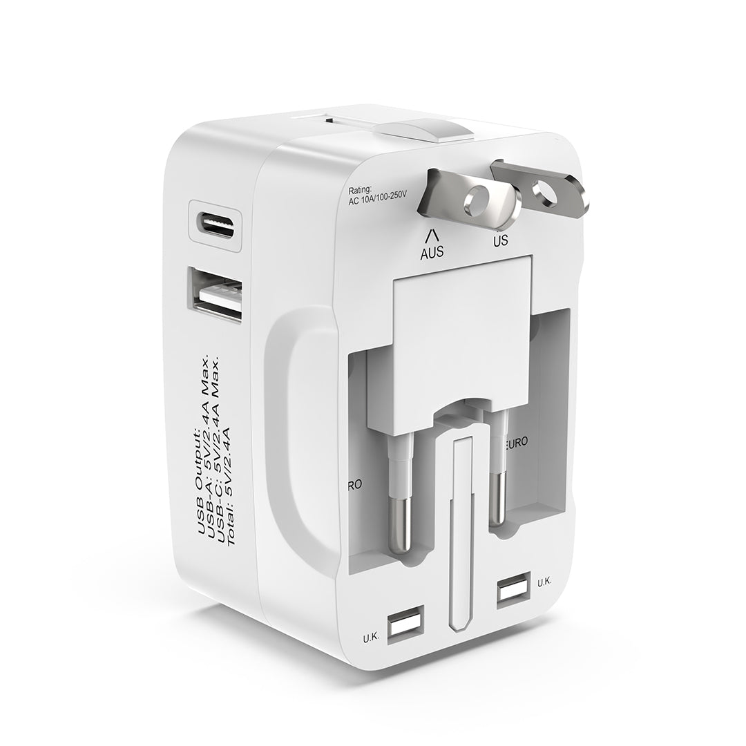 12W Type C International Travel Adapter