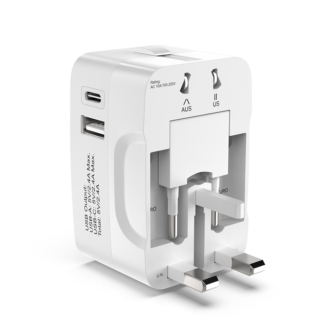 12W Type C International Travel Adapter