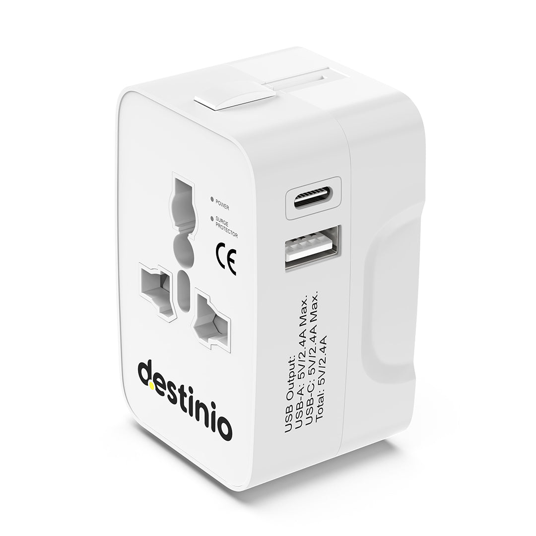 12W Type C International Travel Adapter
