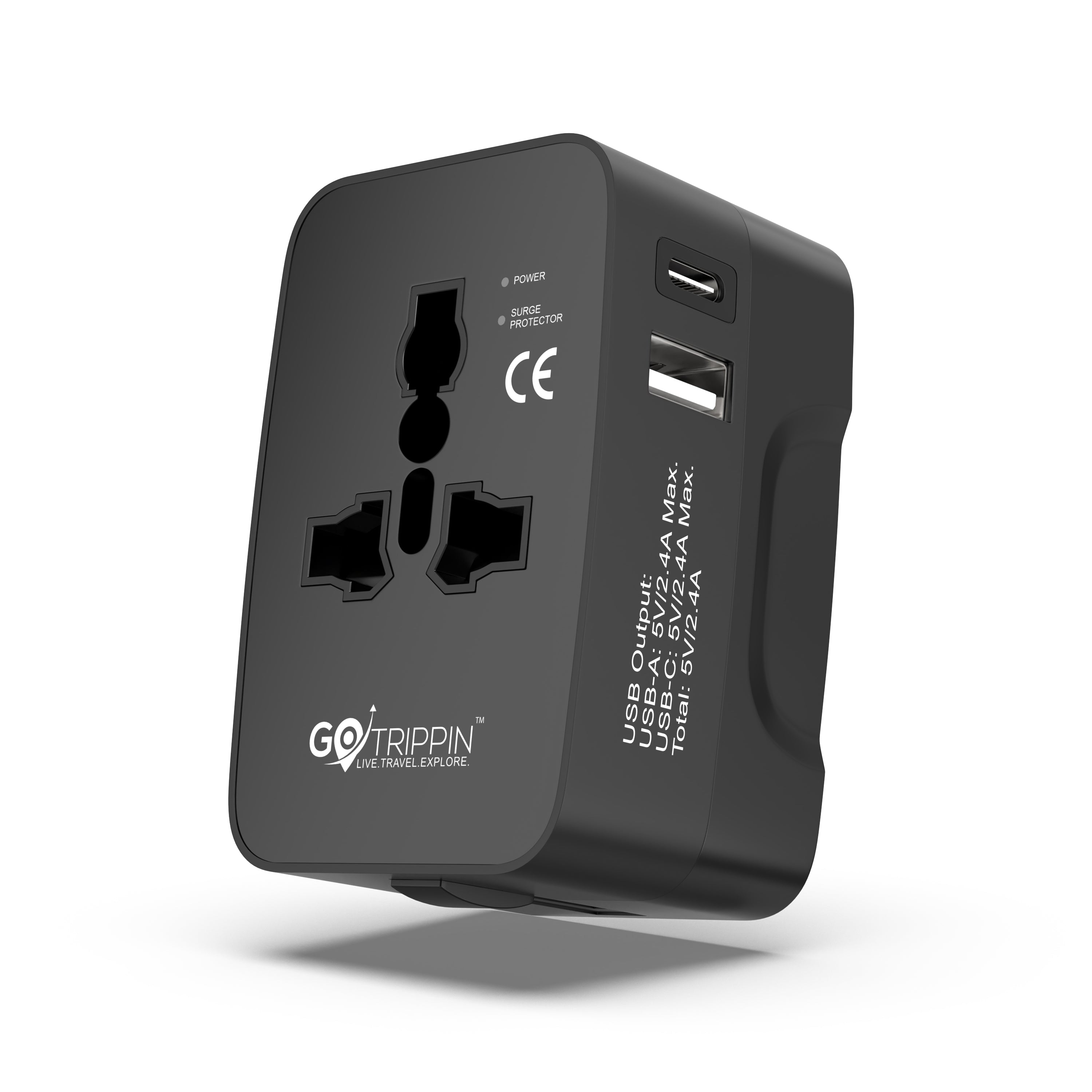 12W Type C International Travel Adapter