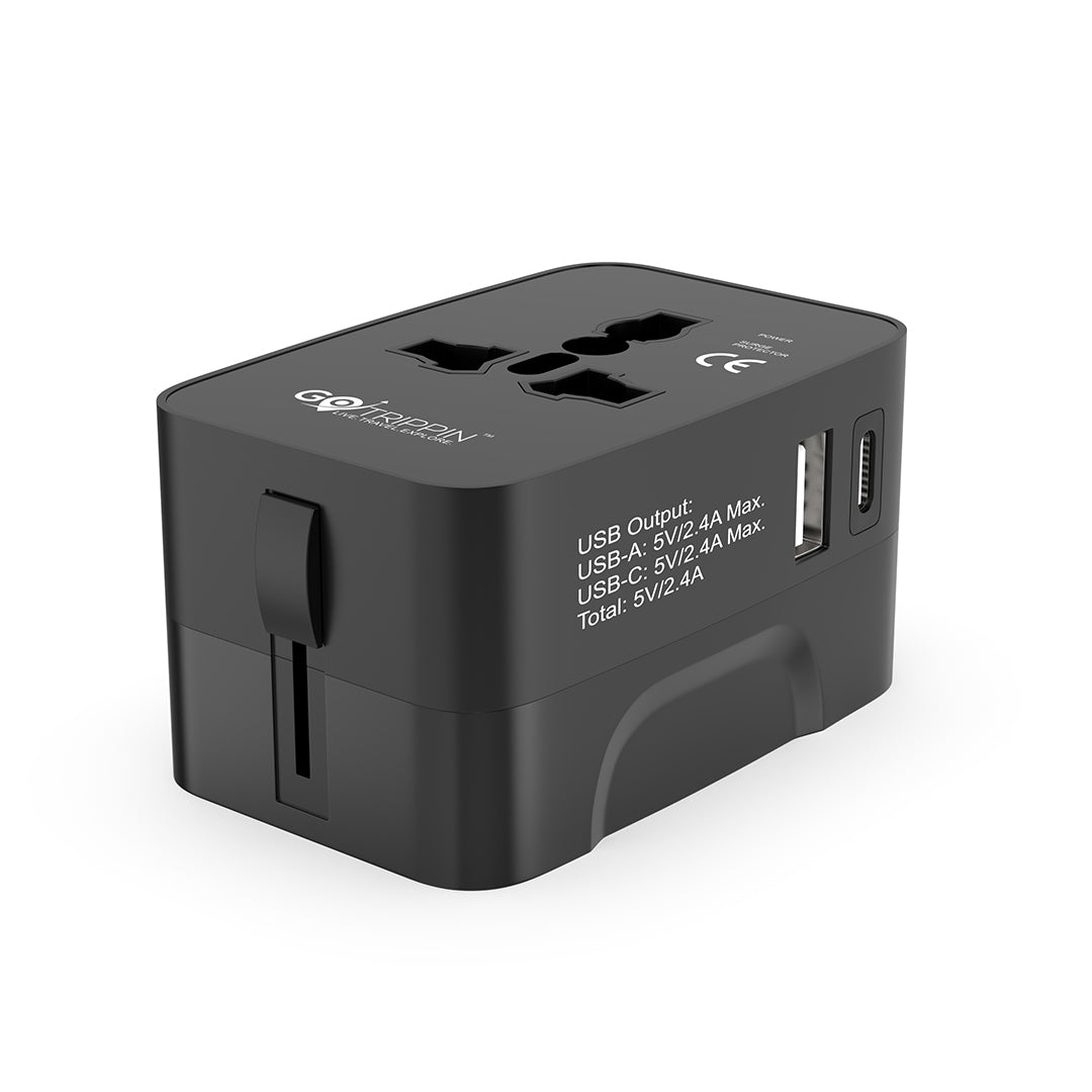 12W Type C International Travel Adapter