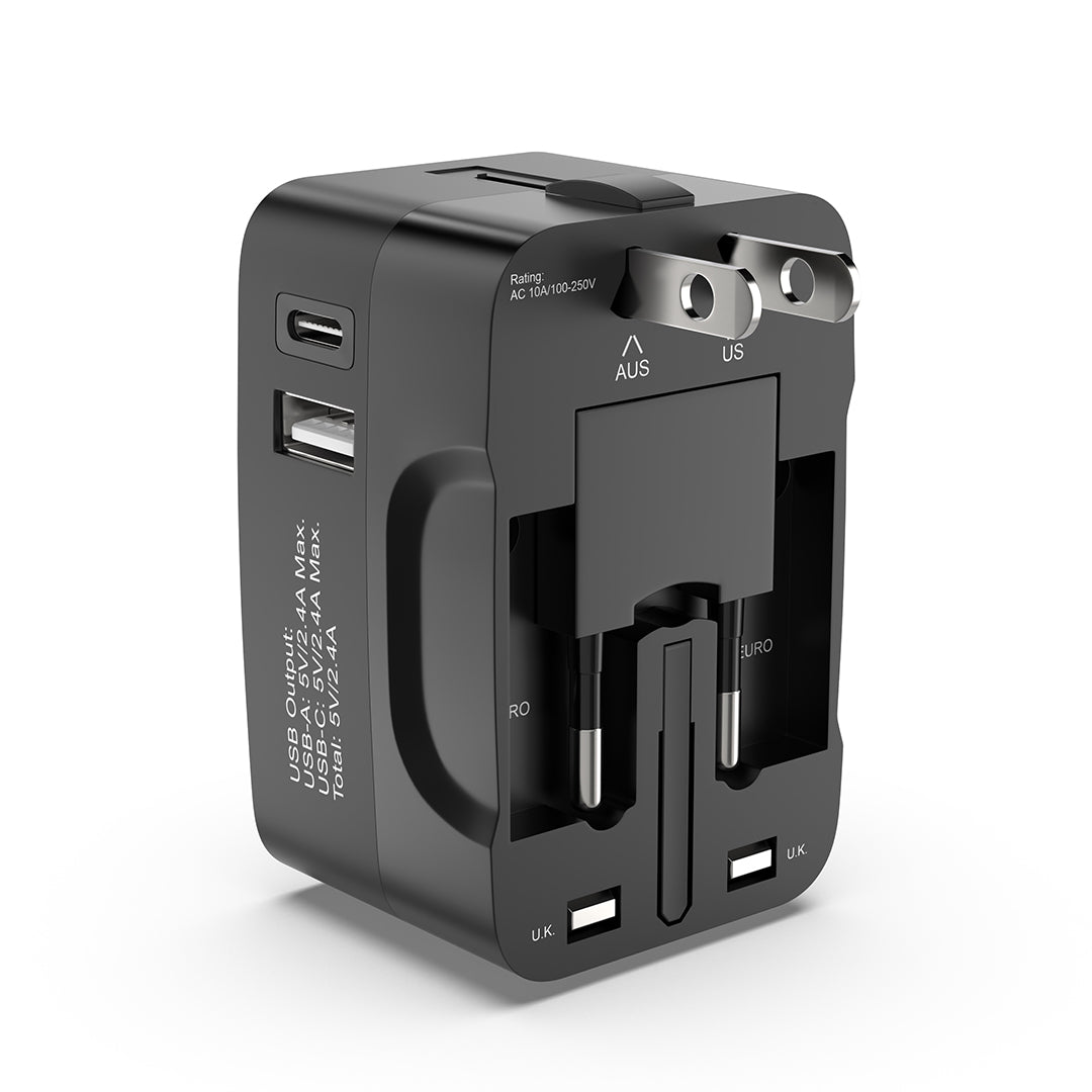 12W Type C International Travel Adapter
