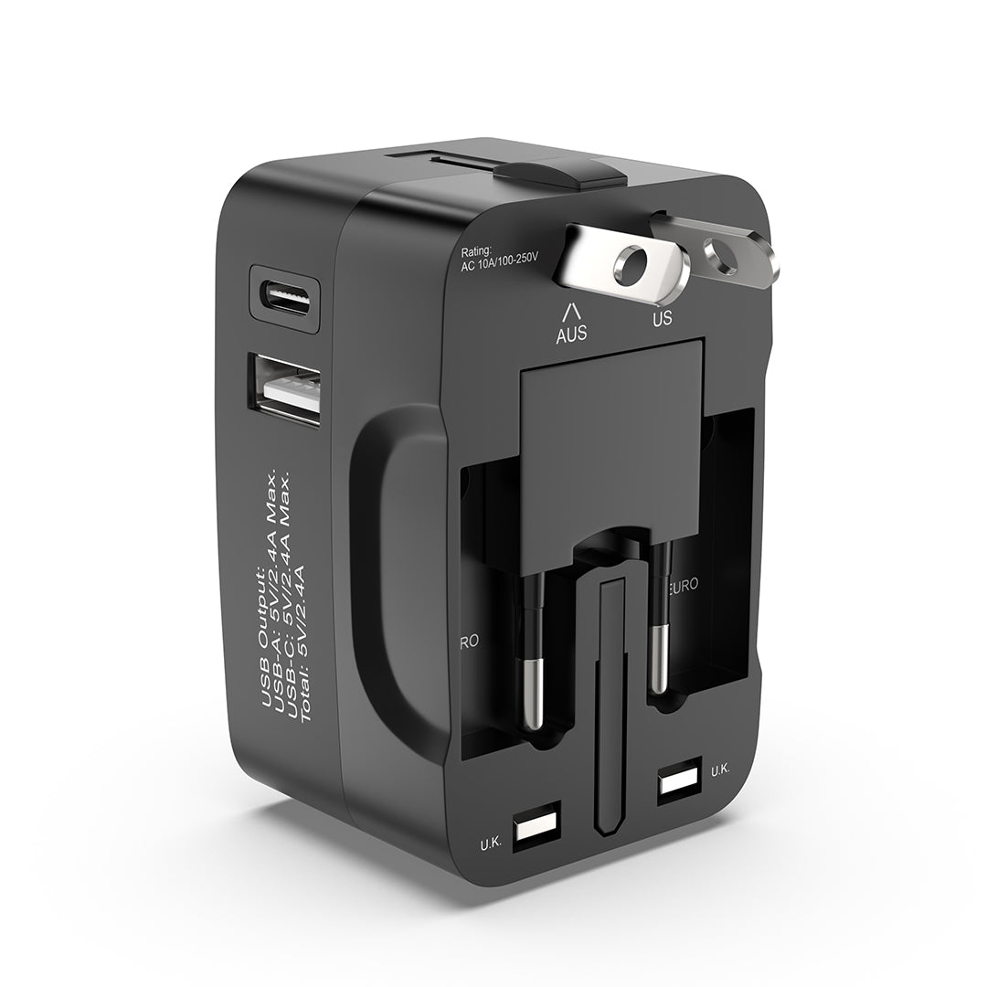 12W Type C International Travel Adapter