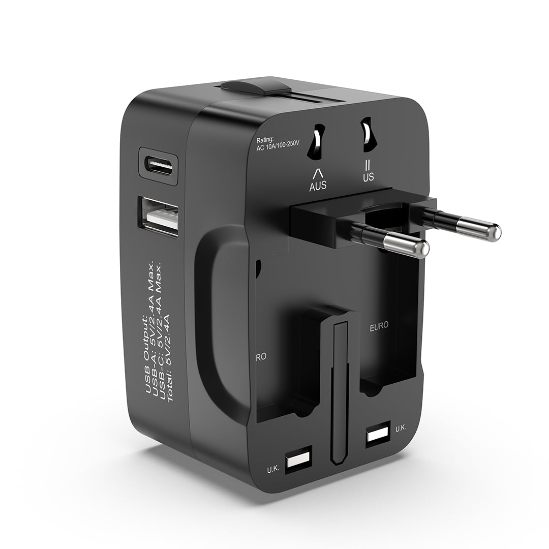 12W Type C International Travel Adapter