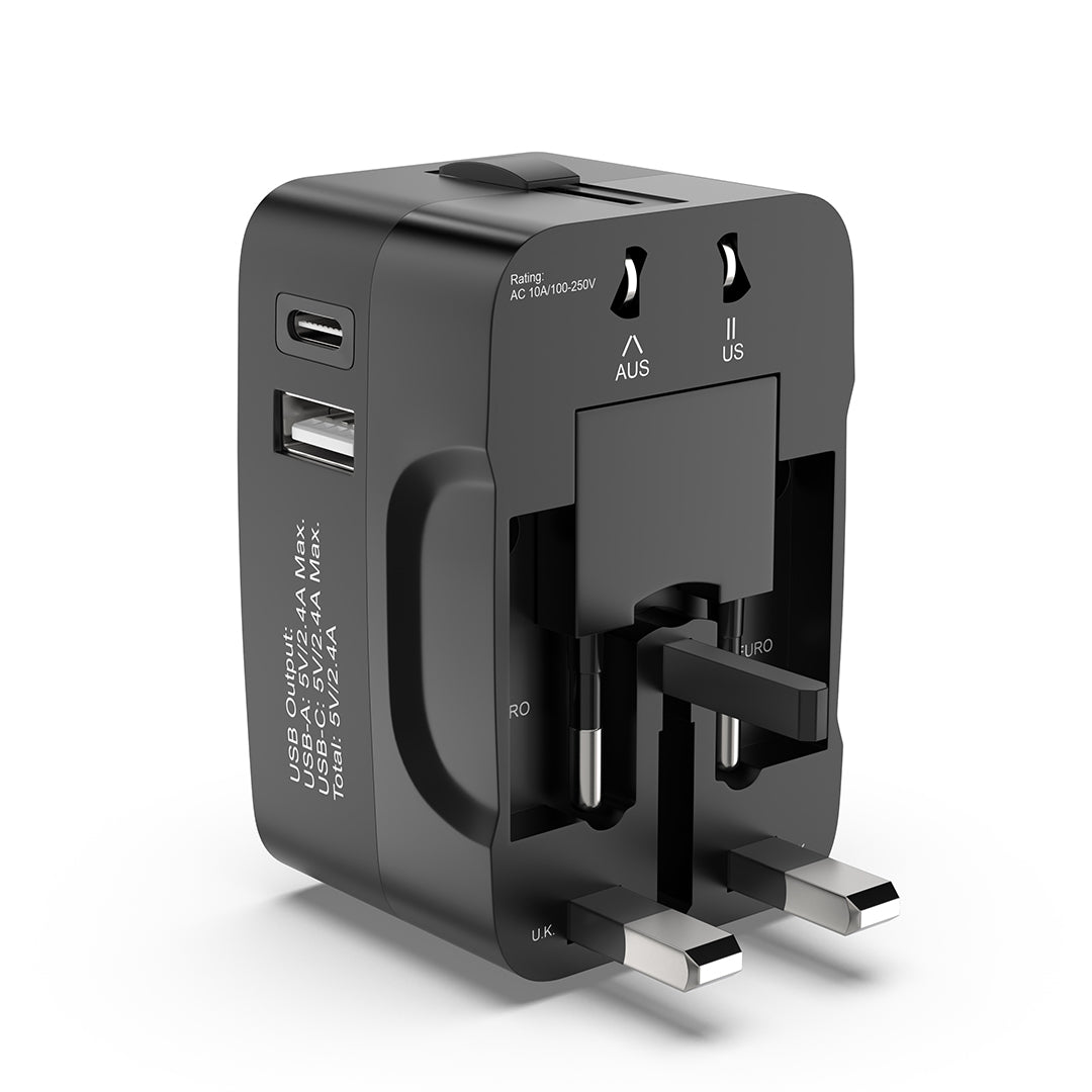 12W Type C International Travel Adapter