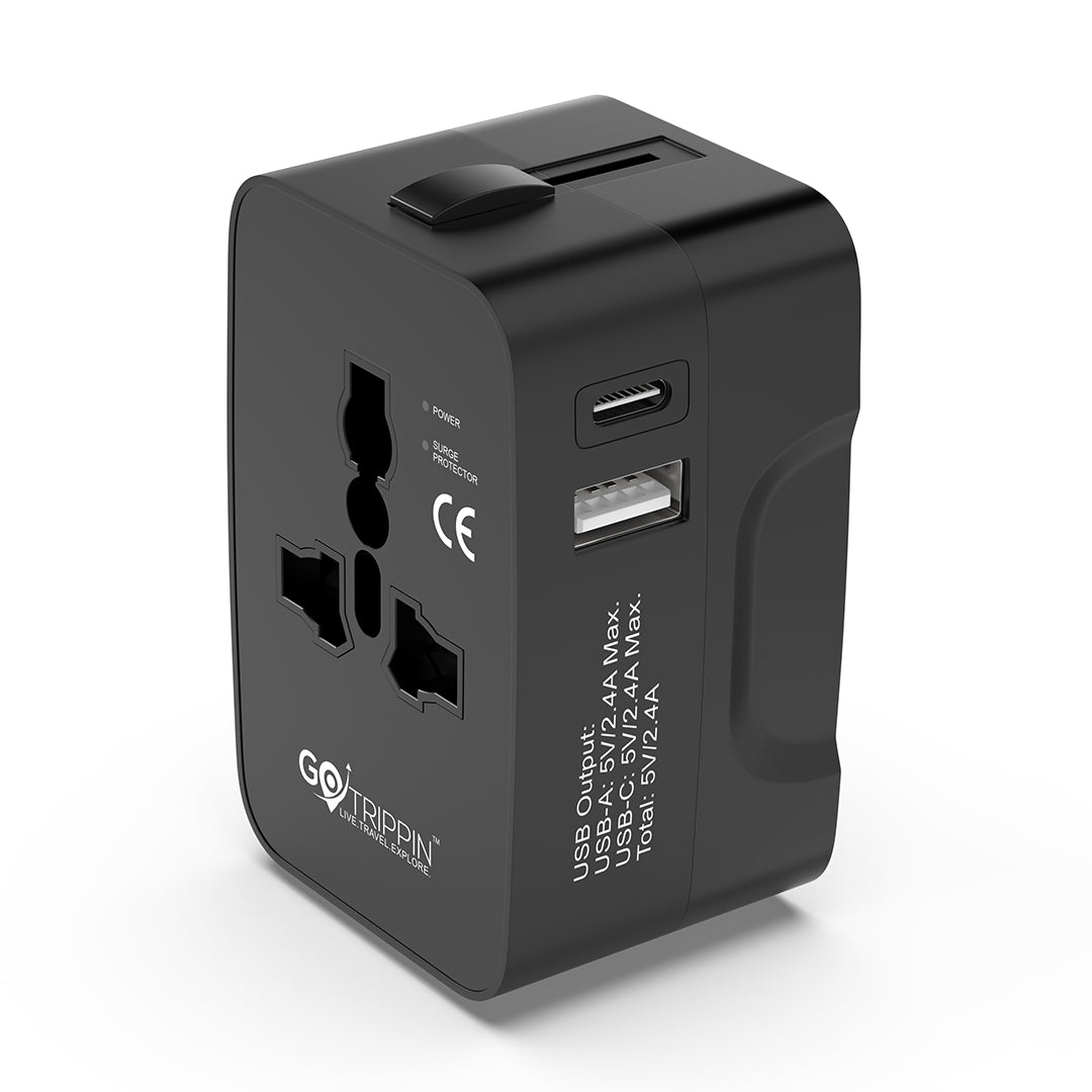 12W Type C International Travel Adapter