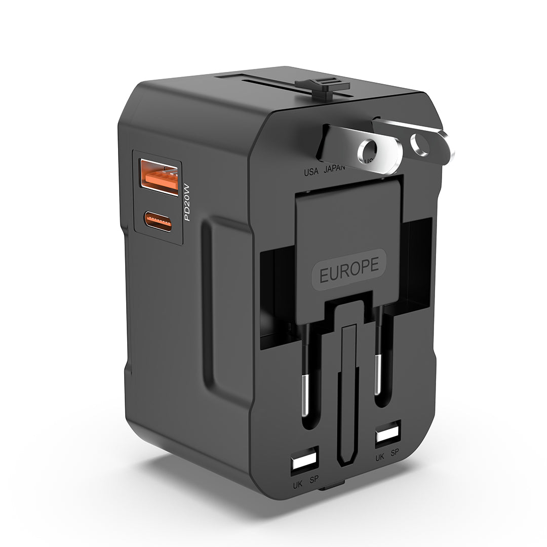 20W Type C International Travel Adapter