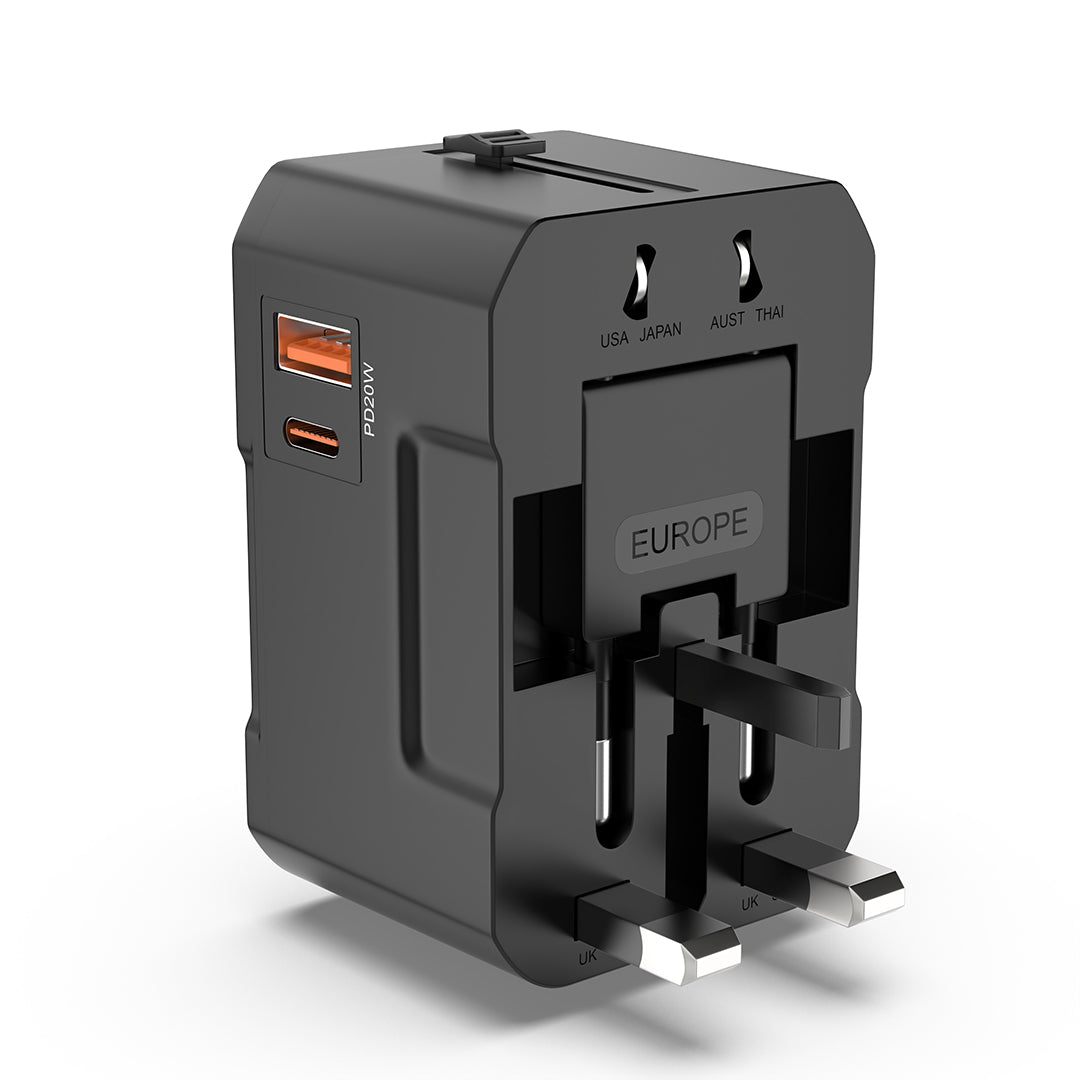 20W Type C International Travel Adapter