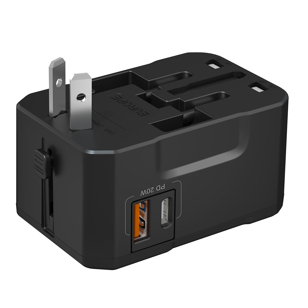 20W Type C International Travel Adapter