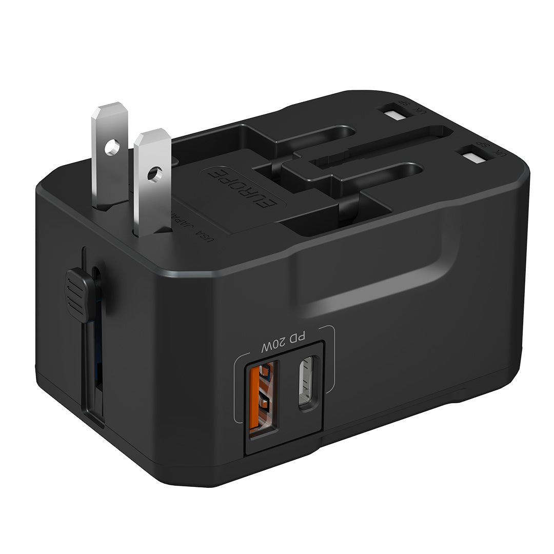 20W Type C International Travel Adapter
