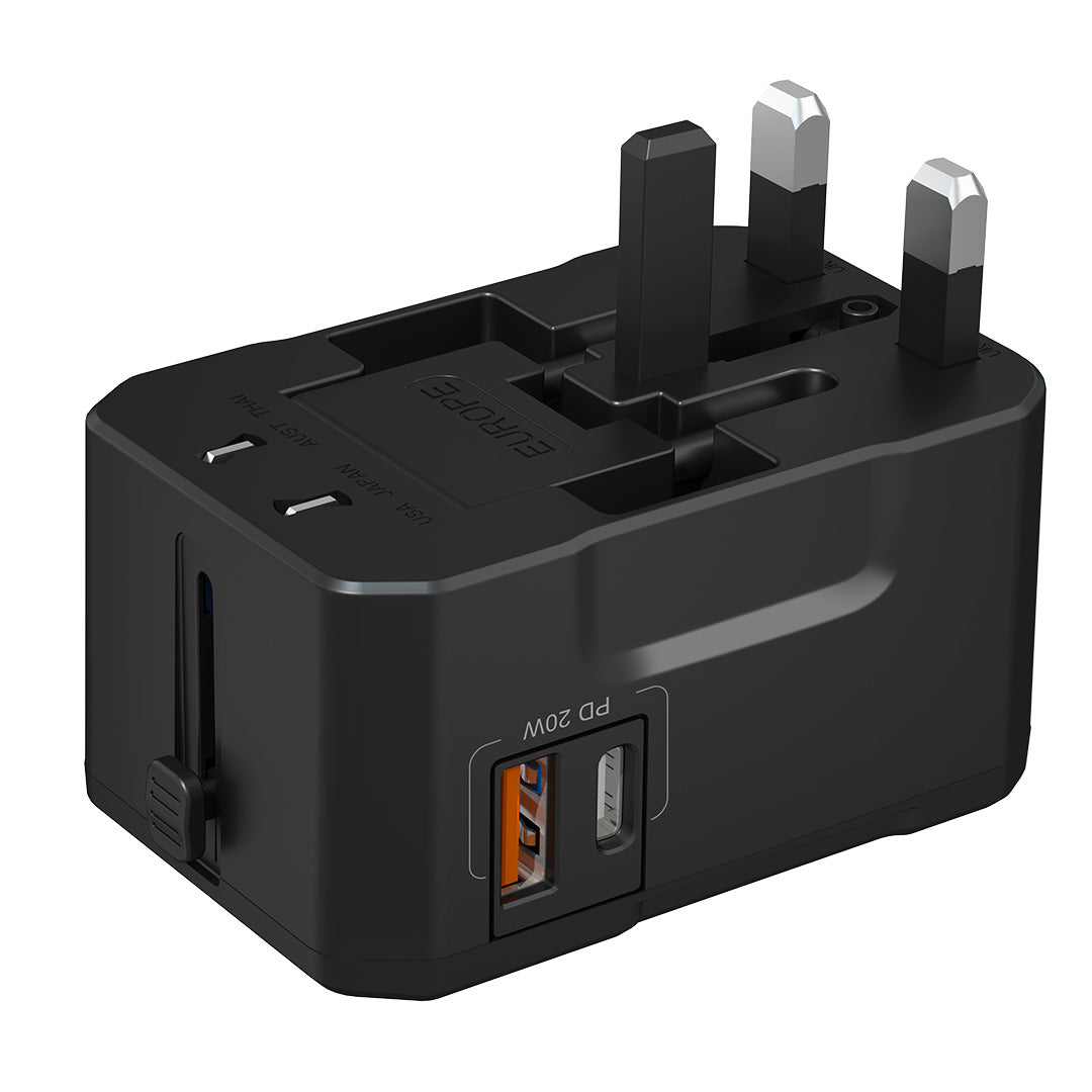 20W Type C International Travel Adapter