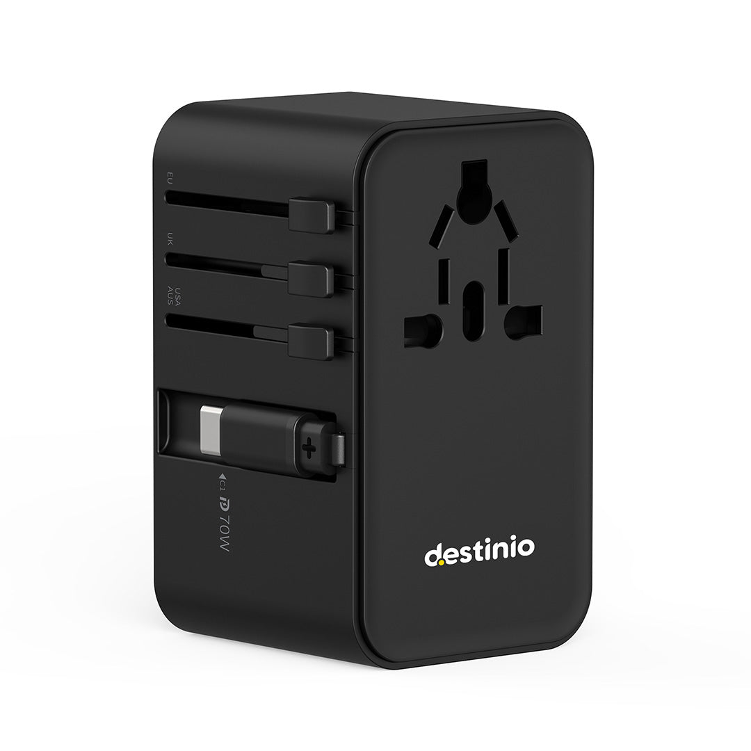 70W Type C Gan International Travel Adapter