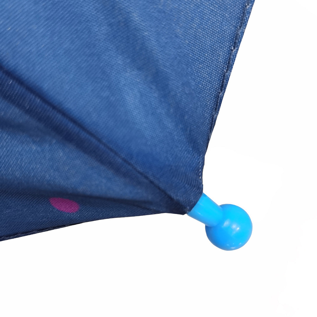 Destinio Umbrella for Kids - Blue | Safe Design, Waterproof, Windproof, Lightweight