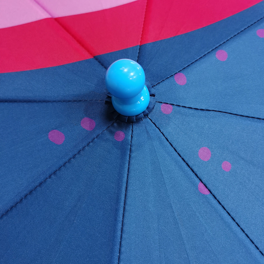 Destinio Umbrella for Kids - Blue | Safe Design, Waterproof, Windproof, Lightweight