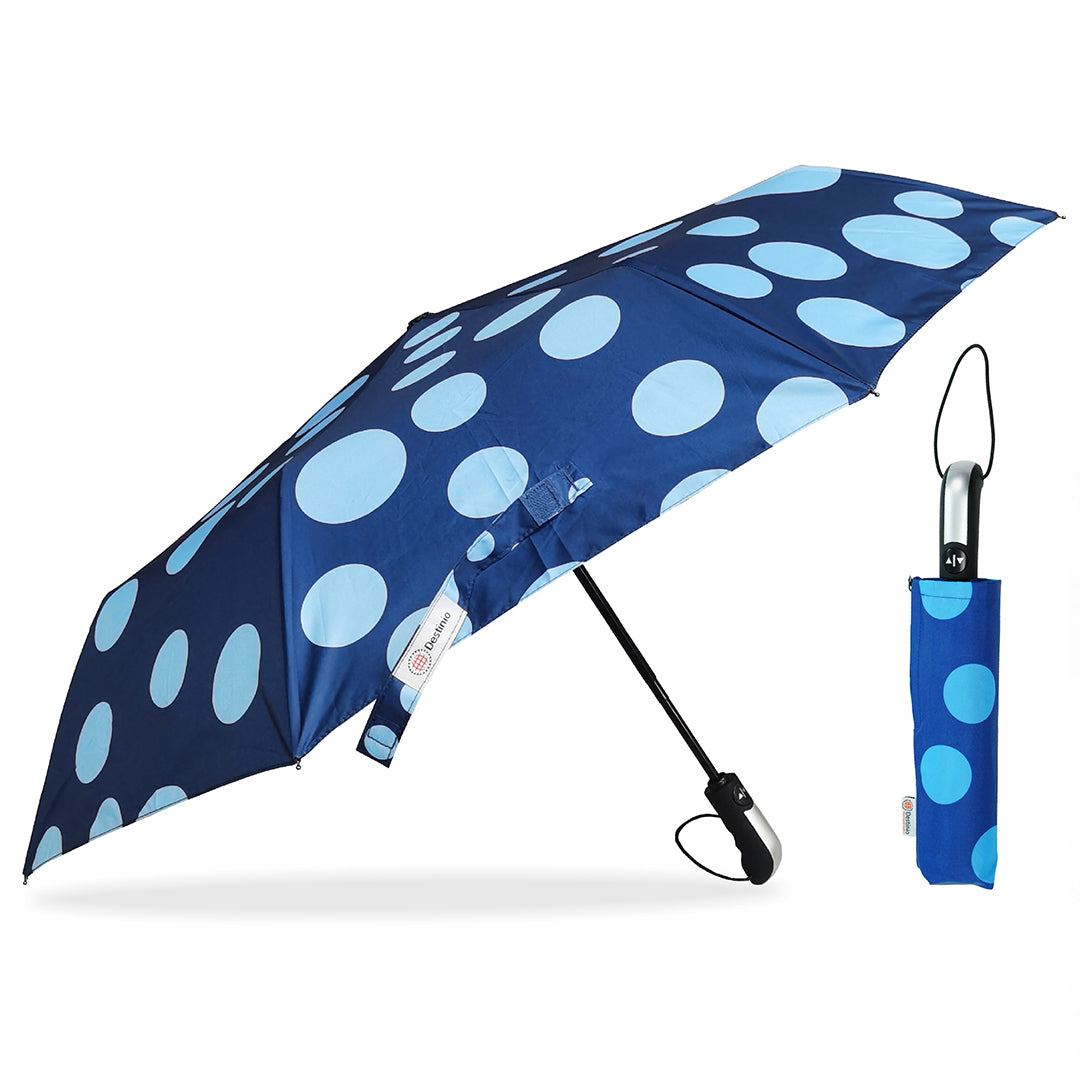 Destinio 3 Fold Automatic Umbrella - 21 Inches | Windproof, Waterproof, Compact Design, Auto Open-Close