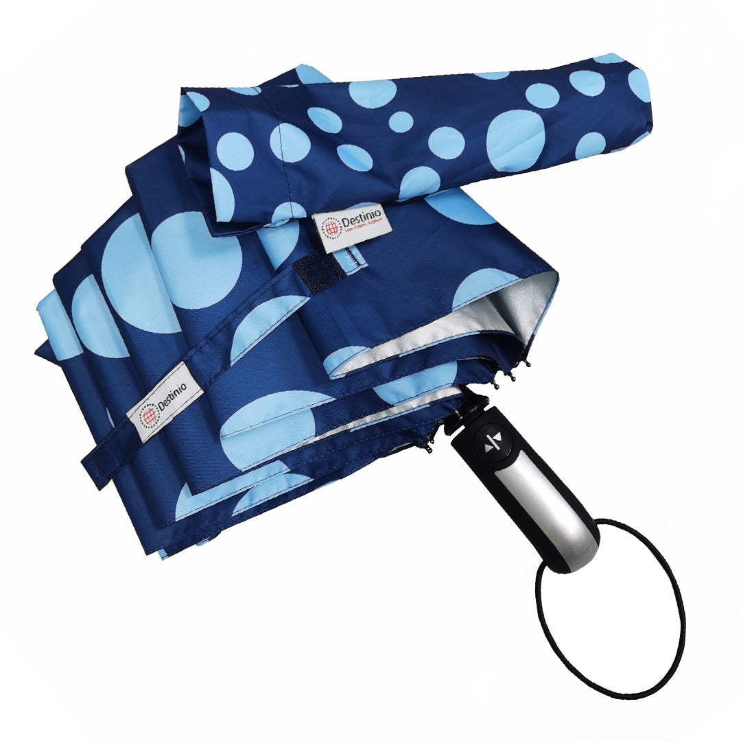Destinio 3 Fold Automatic Umbrella - 21 Inches | Windproof, Waterproof, Compact Design, Auto Open-Close