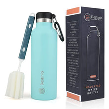 Load image into Gallery viewer, Destinio Thermosteel Insulated Water Bottle, 750 ml - Light Blue
