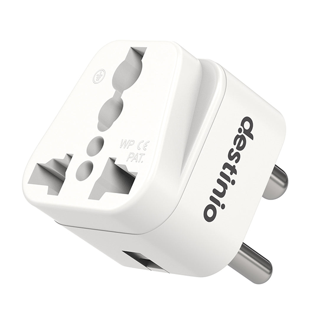 Destinio Multi Adapter Type D - India | Universal Compatibility, Safety Certified, Durable Design