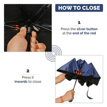 Load image into Gallery viewer, Destinio Capsule Umbrella, 5 Fold Manual Open, Blue

