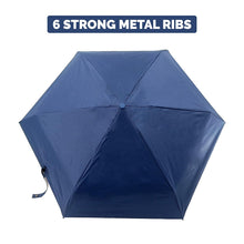 Load image into Gallery viewer, Destinio Capsule Umbrella, 5 Fold Manual Open, Blue
