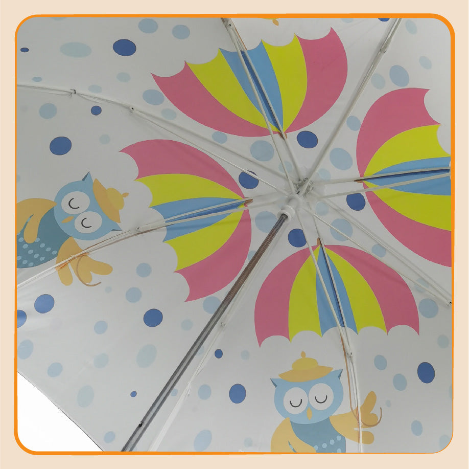 Destinio Umbrella for Kids; Stylish & Cute, Child Safe, 100% Waterproof; Kids Umbrella for Girls, Boys and Baby
