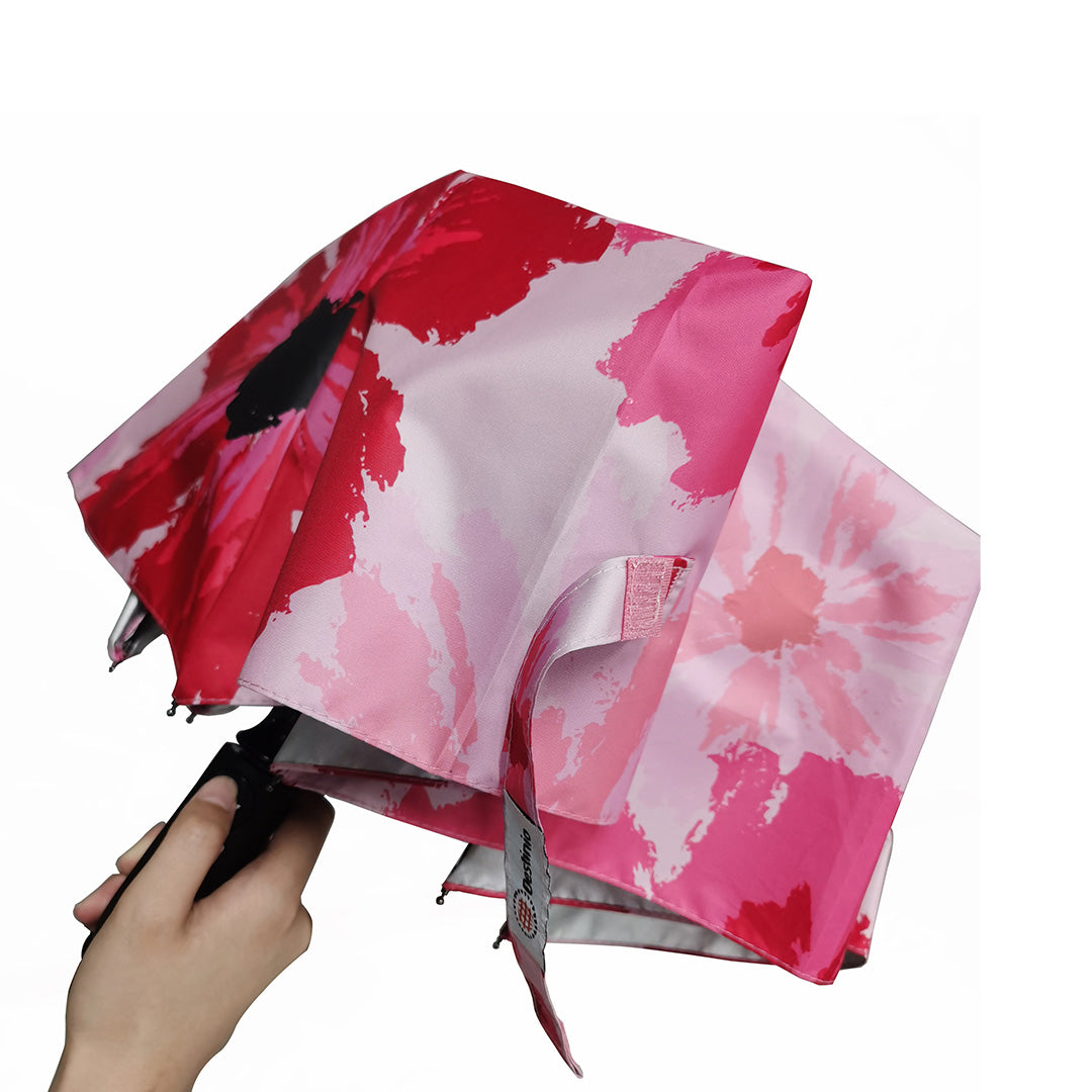 Destinio 3 Fold Automatic Umbrella - 21 Inches | Windproof, Waterproof, Compact Design, Auto Open-Close
